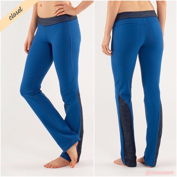 lululemon athletica Pants - [Lululemon] Limitless Blue Split Set Pants